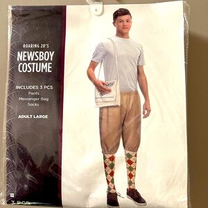 Roaring 20s Newboy Costume 3pcs Adult Large